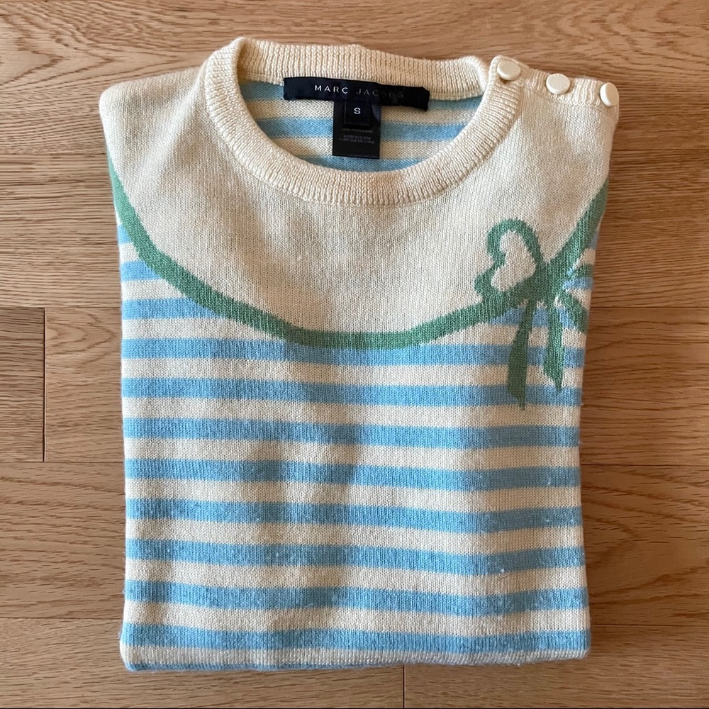 Marc Jacobs Striped Crewneck Sweater